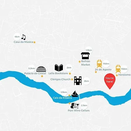 Duque De Saldanha Duplex Loft * 포르투