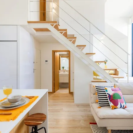 Duque De Saldanha Duplex Loft Lägenhet *
